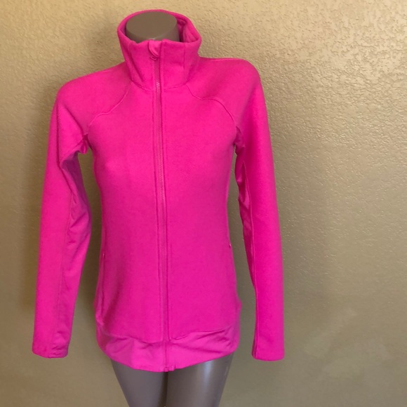 Under Armour Jackets & Blazers - EUC Under Armour Hot Pink Full ZIP Fitted Jacket M
